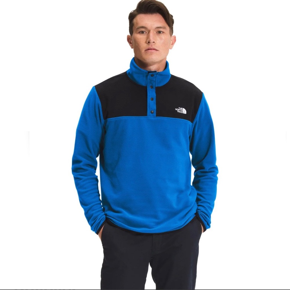 THE NORTH FACE TKA Glacier Snap Neck Pullover SZ M